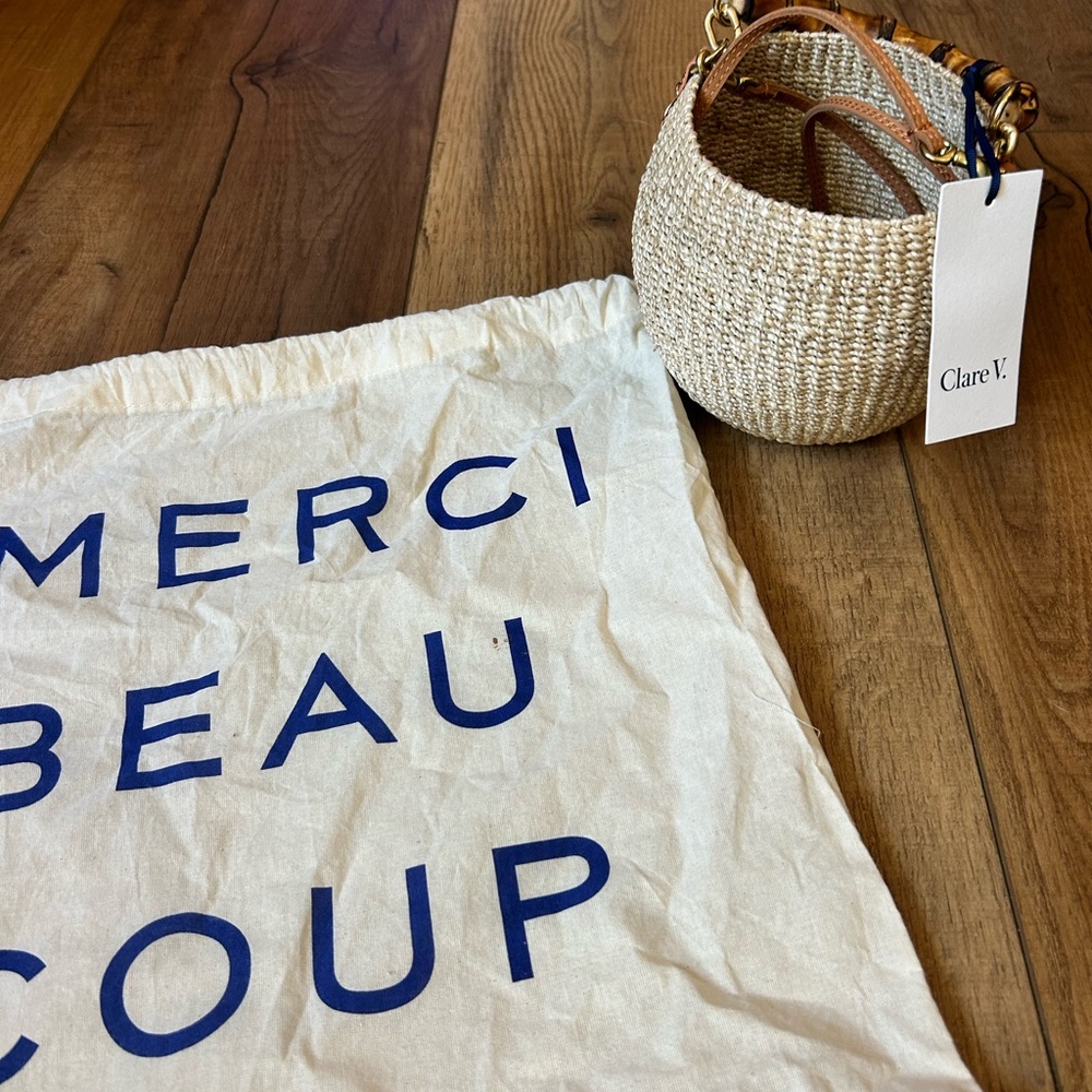 Clare V Petit Pot de Miel w/ Bamboo Handle